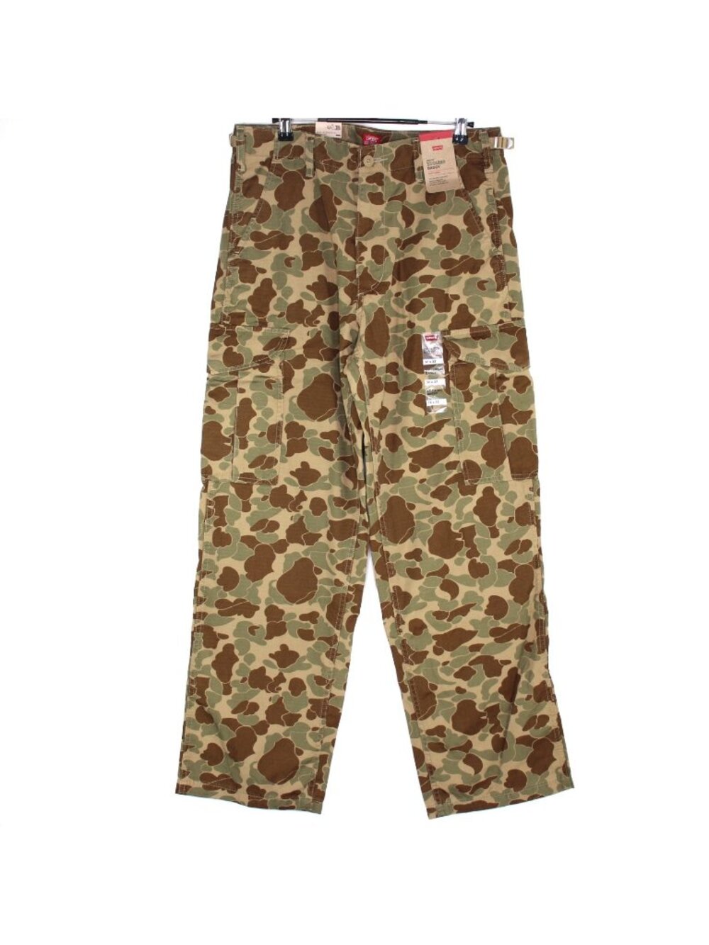 Levi's Mens 32 x 32 XX Baggy Camo Ripstop Cargo Pants NEW Q1213